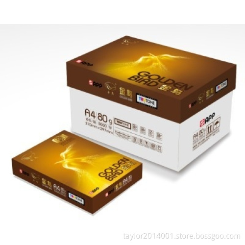 copy paper a4 size 80gsm with SGS Inspection Certificate